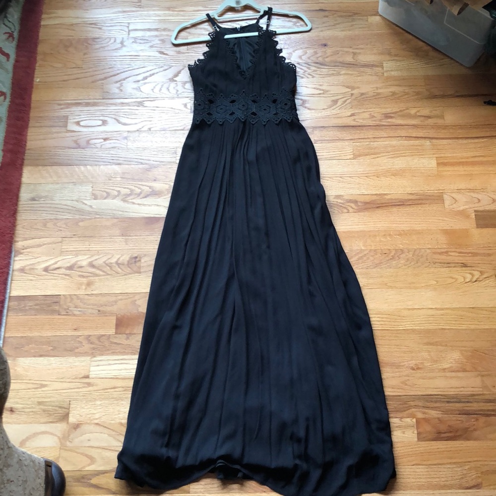 SIMPLE BLACK PROM DRESS